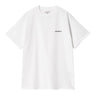 T-SHIRT HOMME S/S SCRIPT EMBROIDER BLANC BLANC