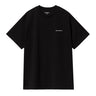 T-SHIRT HOMME S/S SCRIPT EMBROIDER NOIR NOIR