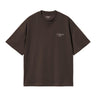 T-SHIRT HOMME SIGNATURE SCRIPT MARRON MARRON