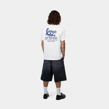 T-SHIRT HOMME WAVES BLANC BLANC