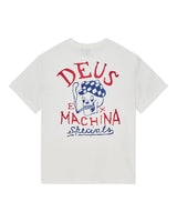 T-SHIRT HOMME BOBSKULL BLANC BLANC