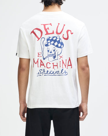 T-SHIRT HOMME BOBSKULL BLANC BLANC