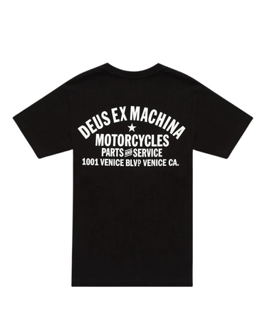 T-SHIRT HOMME VENICE ADDRESS NOIR NOIR