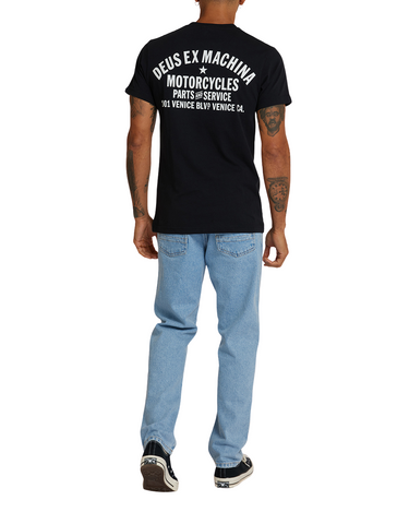 T-SHIRT HOMME VENICE ADDRESS NOIR NOIR
