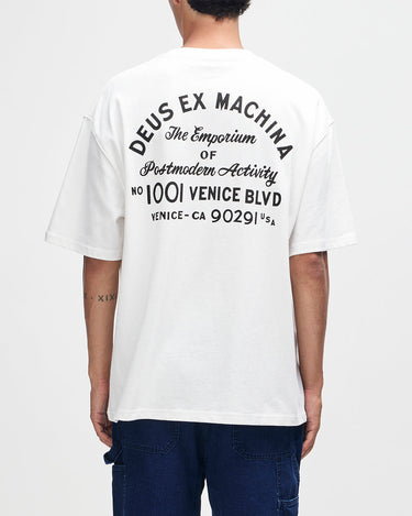 T-SHIRT HOMME VENICE SIGN BLANC BLANC