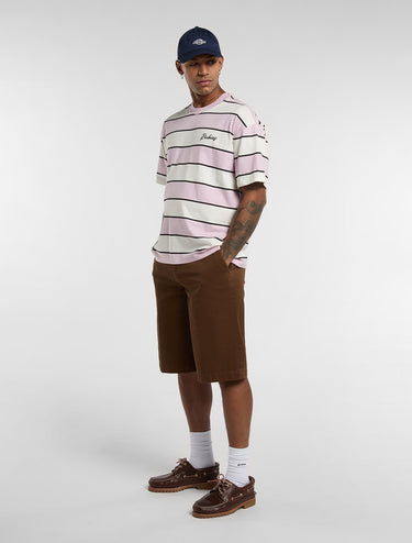 T-SHIRT HOMME EMBROIDERY STRIPE ECRU ECRU