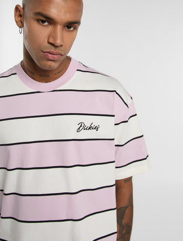 T-SHIRT HOMME EMBROIDERY STRIPE ECRU ECRU
