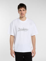 T-SHIRT HOMME LOOSE WAVE BLANC BLANC