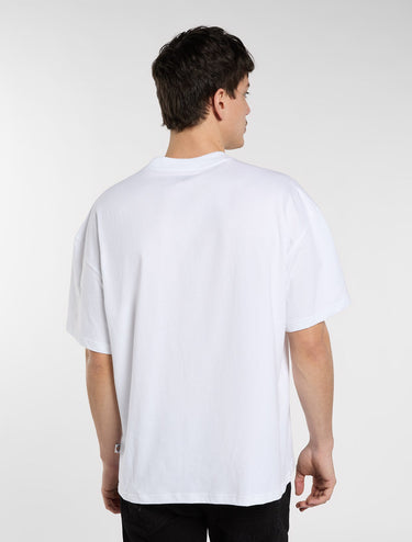 T-SHIRT HOMME LOOSE WAVE BLANC BLANC