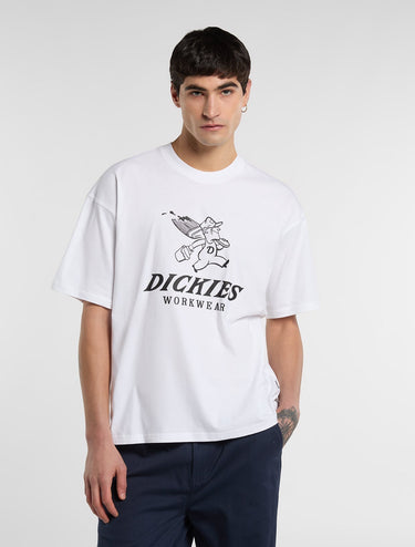 T-SHIRT HOMME PINE BLANC BLANC
