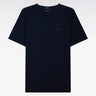 T-SHIRT HOMME LOGO COL ROND MARINE MARINE