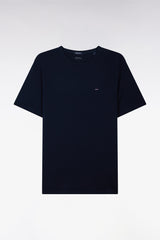 T-SHIRT HOMME LOGO COL ROND MARINE MARINE