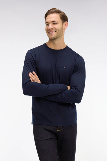 T-SHIRT HOMME LOGO COL ROND MARINE MARINE