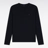 T-SHIRT HOMME LOGO COL ROND NOIR NOIR