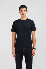 T-SHIRT HOMME LOGO COL ROND NOIR NOIR