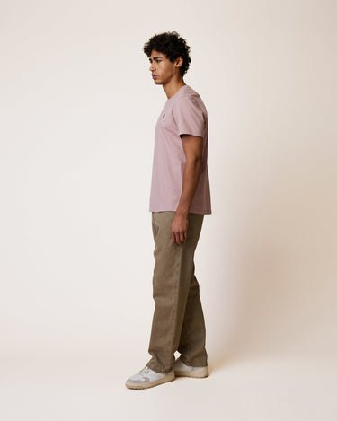 T-SHIRT HOMME ARCY KNIT MAUVE MAUVE
