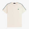 T-SHIRT HOMME CONTRAST TAPE RINGER ECRU 560 ECRU 560