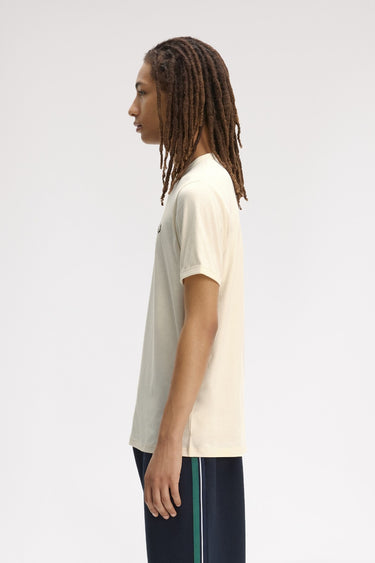 T-SHIRT HOMME RINGER ECRU 91B ECRU 91B