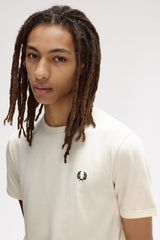 T-SHIRT HOMME RINGER ECRU 91B ECRU 91B