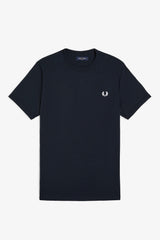 T-SHIRT HOMME RINGER MARINE 608 MARINE 608