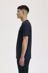 T-SHIRT HOMME RINGER MARINE 608 MARINE 608