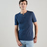 T-SHIRT HOMME GIDIETTER MARINE MARINE