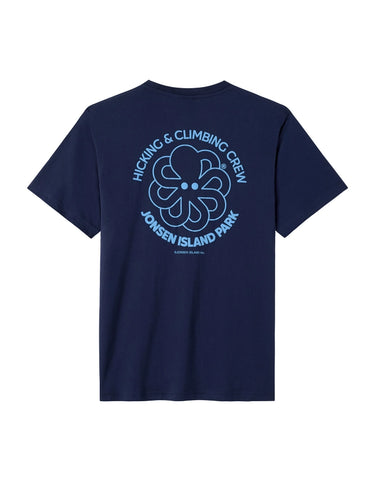 T-SHIRT HOMME CLASSIC HIKING CREW MARINE MARINE