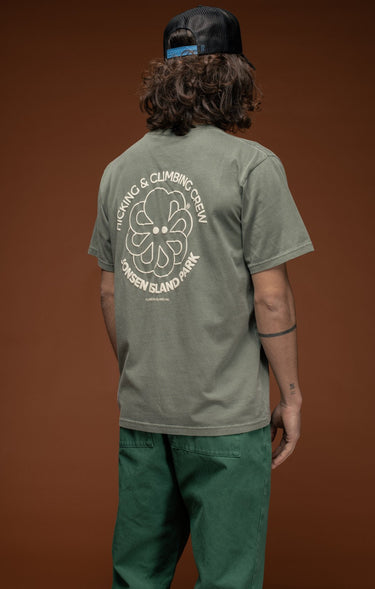T-SHIRT HOMME CLASSIC HIKING CREW VERT VERT