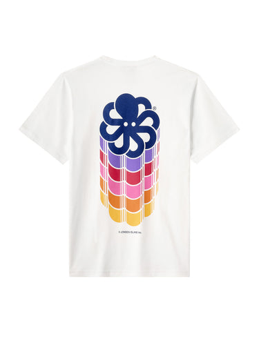 T-SHIRT HOMME CLASSIC MAXI COLORS BLANC BLANC