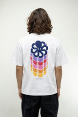 T-SHIRT HOMME CLASSIC MAXI COLORS BLANC BLANC