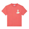 T-SHIRT HOMME CONFORT FLOWER LOVE ROUGE ROUGE