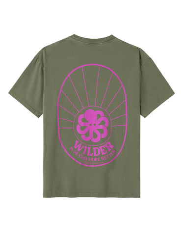 T-shirt Jonsen Island Confort Mucho Better vert – vue 2
