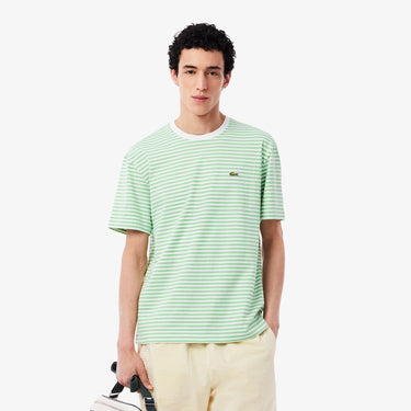 T-SHIRT HOMME RAYÉ VERT VERT
