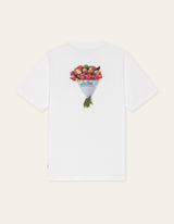 T-SHIRT HOMME BOUQUET BLANC BLANC