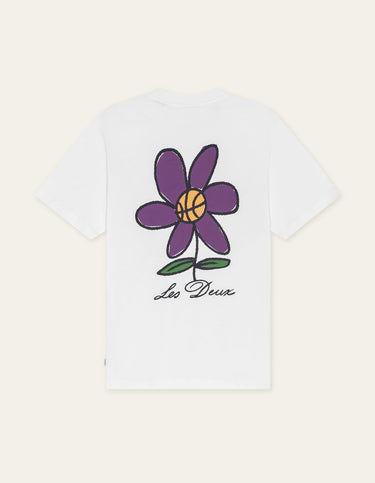 T-SHIRT HOMME FLOWER BLANC BLANC