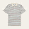 T-SHIRT HOMME KNITTED STRIPE ECRU ECRU