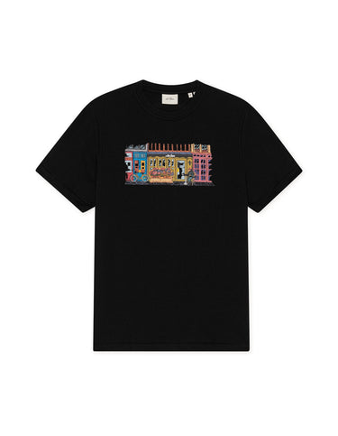 T-SHIRT HOMME MARKET NOIR NOIR