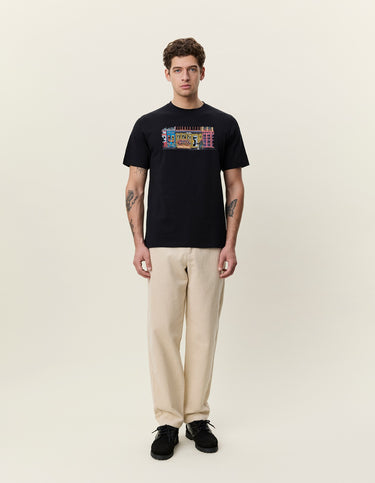 T-SHIRT HOMME MARKET NOIR NOIR