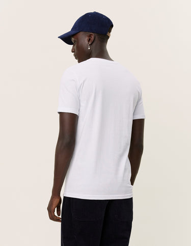 T-SHIRT HOMME NORREGAARD TONAL BLANC BLANC