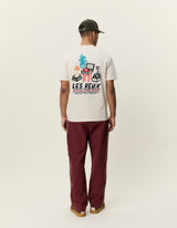 T-SHIRT HOMME RECORD IVOIRE IVOIRE