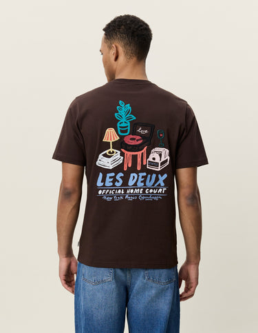 T-SHIRT HOMME RECORD MARRON MARRON