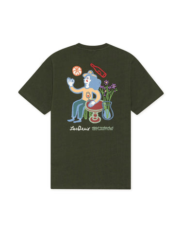 T-SHIRT HOMME RURAL VERT VERT