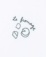 T-SHIRT HOMME POPINCOURT LE FROMAGE / GOTS BLANC BLANC