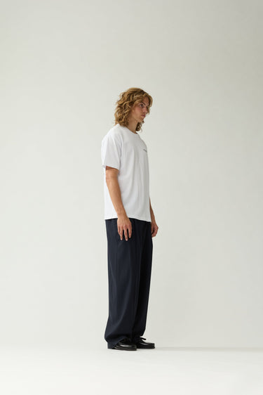 T-SHIRT HOMME KNOCKED BLANC BLANC