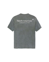 T-SHIRT HOMME LACE PRINT LOGO ANTHRACITE ANTHRACITE