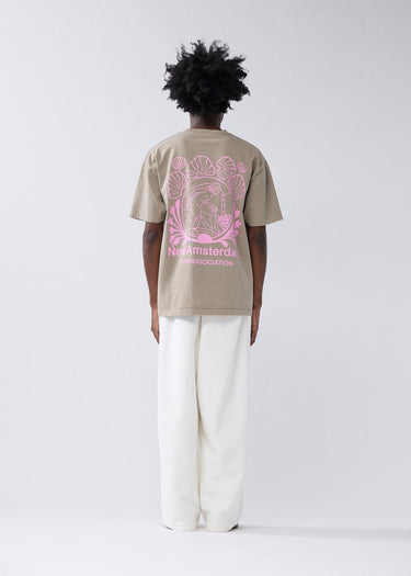 T-SHIRT HOMME TAUPE TAUPE