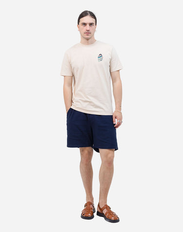 T-SHIRT HOMME BUILDING CREME CREME