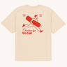 T-SHIRT HOMME CREATIVE STUDIO CREME CREME