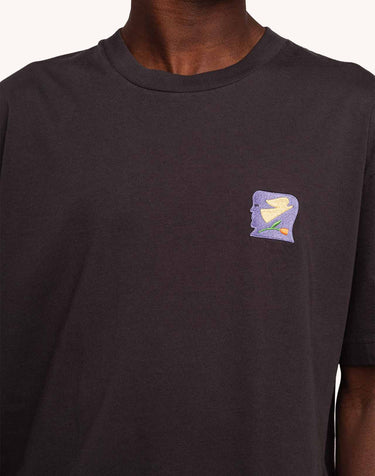T-SHIRT HOMME ELSEWHERE NOIR NOIR