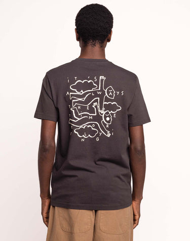 T-SHIRT HOMME FLYING NOIR NOIR